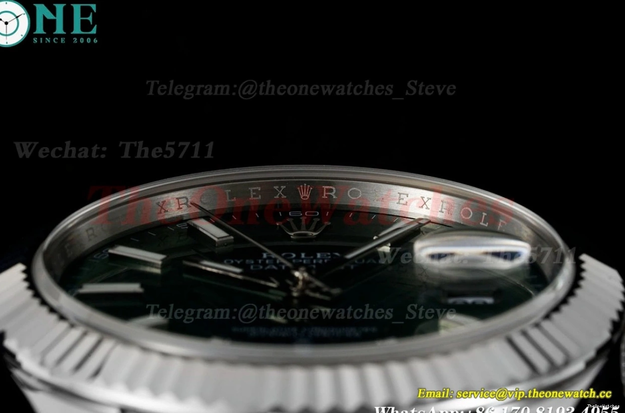 Stk SS EWEF SS Jub Datejust 41mm 126334 A3235 Green 0404